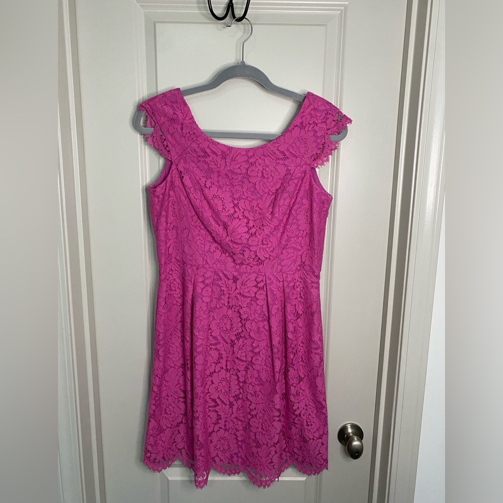 Blithe New York Pink Lace Cocktail Dress